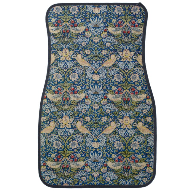 Bird Art Nouveau Design Car Floor Mat (Front)