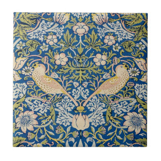 Bird Art Nouveau Design Ceramic Tile