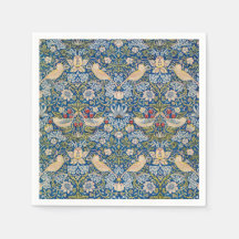 Bird Art Nouveau Design Napkins