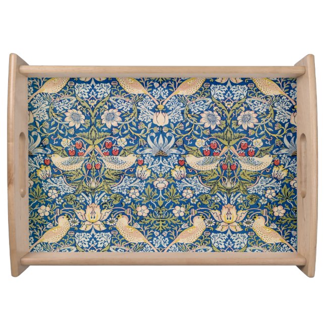 Bird Art Nouveau Design Serving Tray (Front)