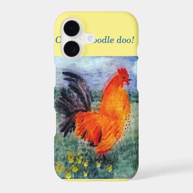 Bird Art Rooster Chicken Case-Mate iPhone Case (Back)