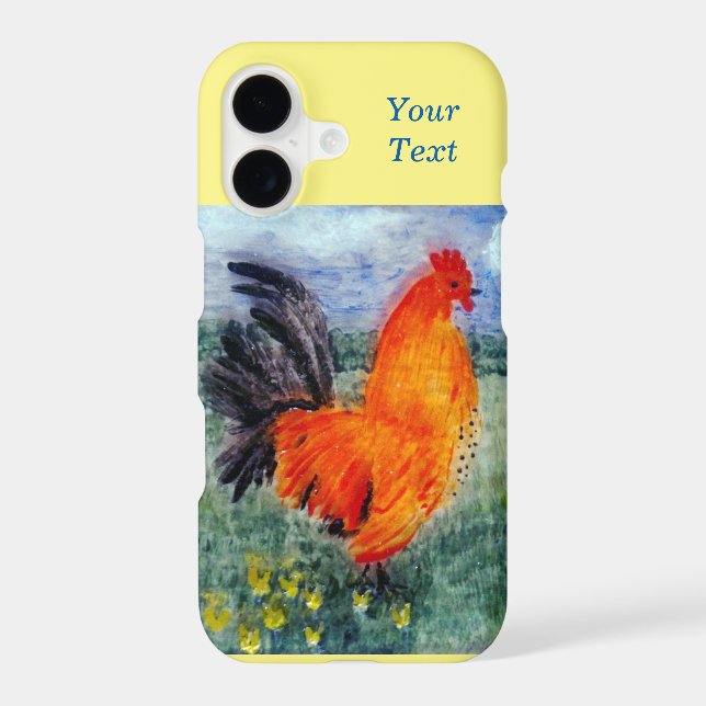 Bird Art Rooster Chicken Case-Mate iPhone Case (Back)