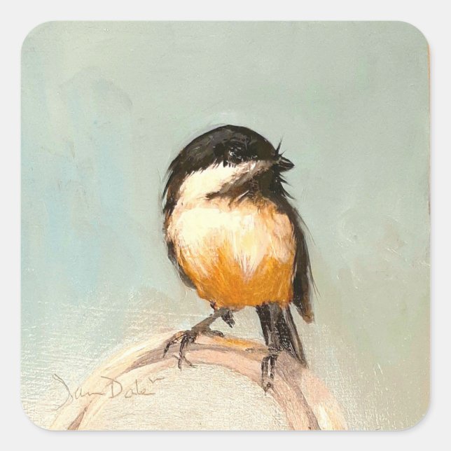 Bird Art Sticker (Front)