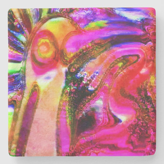 Bird Art Stone Coaster (Front)