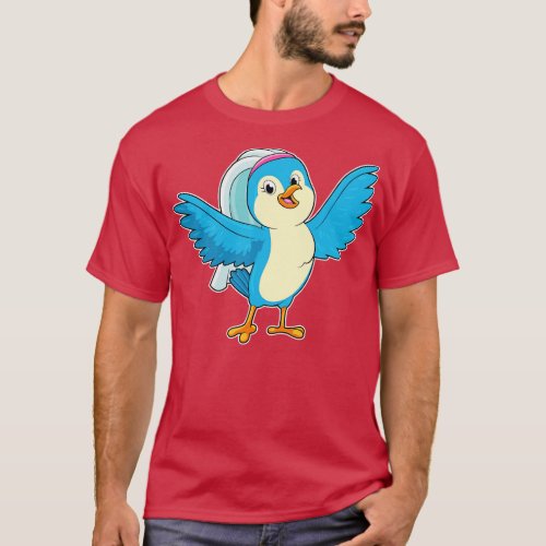 Bird as Bride with Veil T_Shirt