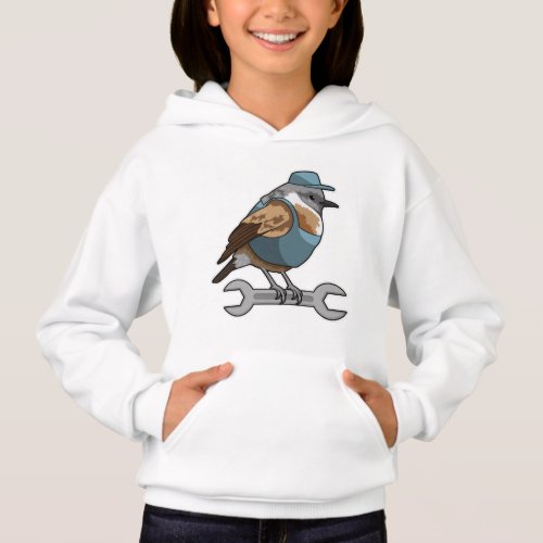Bird as Carftsman with Wrench Hoodie