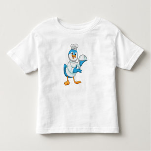 Bird as Cook with Platter Toddler T-shirt