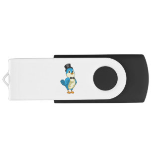 Bird as Groom with Ribbon Flash Drive