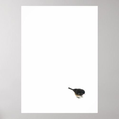 Bird at a Minimum Poster