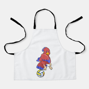 Bird at Volleyball Sports Apron