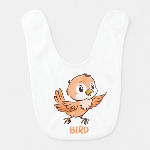 Bird baby bib for kids