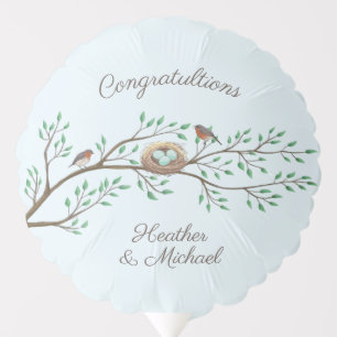 Bird Baby Shower Spring Balloon
