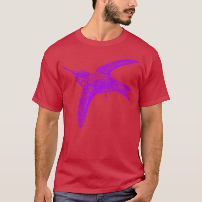 Bird Barn Swallow Bird girl T-Shirt (Front)