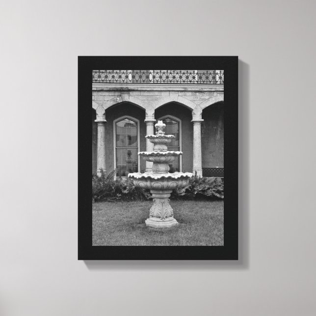 Bird Bath Canvas Print (Front)