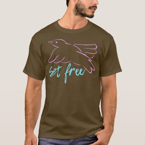 Bird Bird Lover Flying Freedom Peace  2  T_Shirt