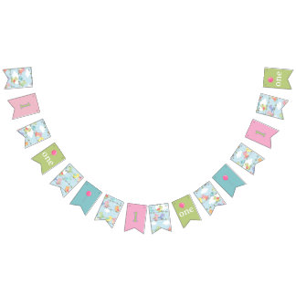 Bird Birthday number banner