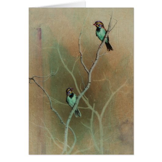 Bird Blank Card by Andrew Denman (Front)