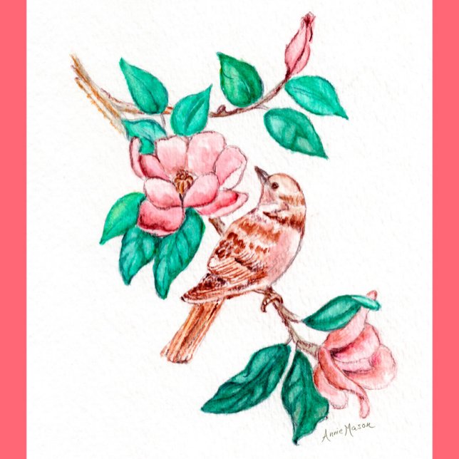 Bird Blossoms Poster (Creator Uploaded)