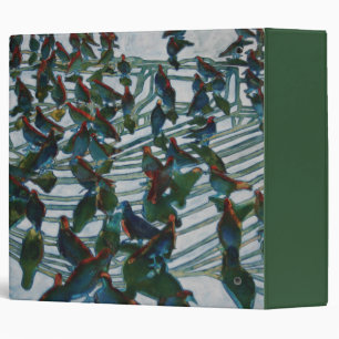 Bird Boat 3 Ring Binder