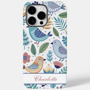 Bird Botanical Perzonalized Case-Mate iPhone 14 Pro Max Case