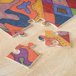 Bird Brain, original abstract Jigsaw Puzzle