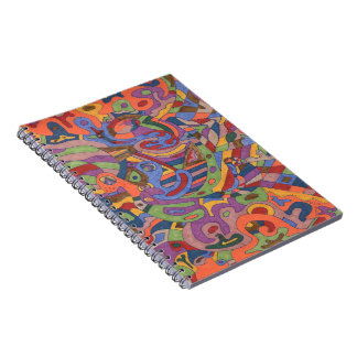 Bird Brain, original abstract Notebook