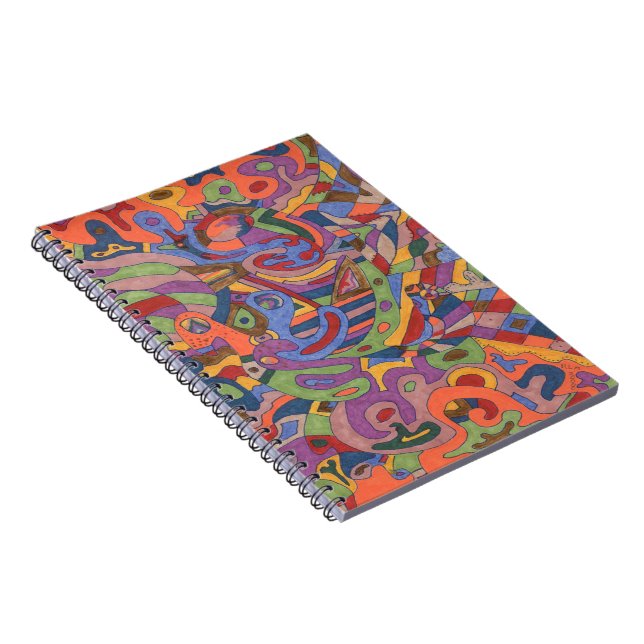 Bird Brain, original abstract Notebook (Right Side)