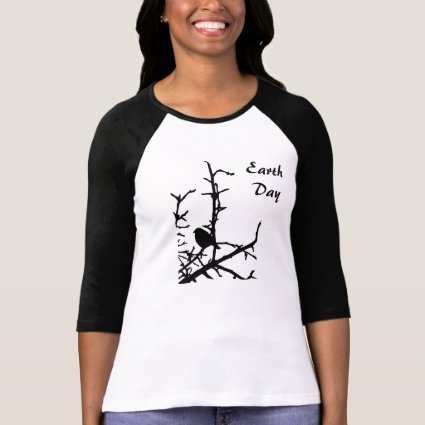 Bird Branch Earth Day T-Shirt