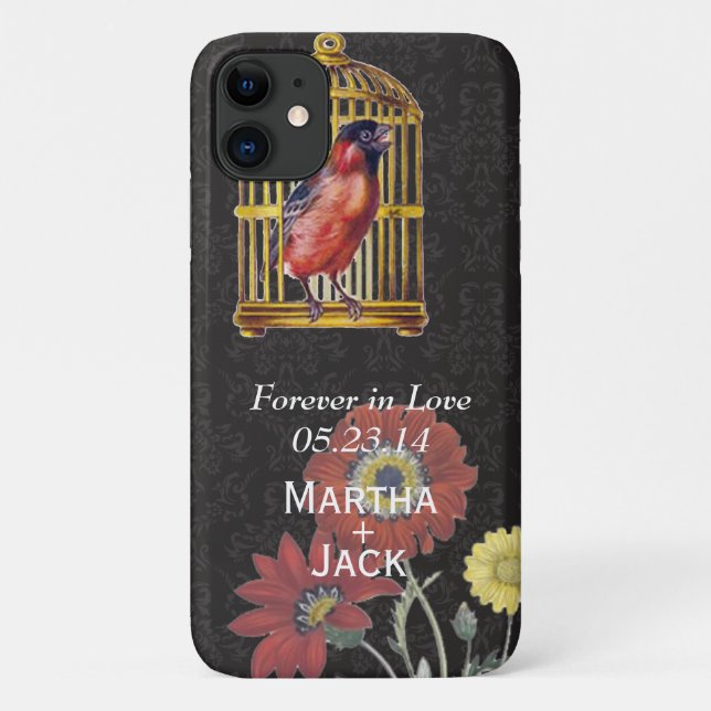 Bird Cage Case-Mate iPhone Case (Back)