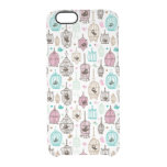 bird cage love kids background pattern clear iPhone 6/6S case