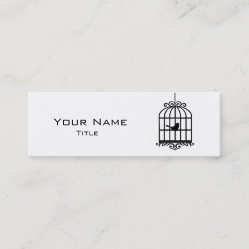 Bird Cage Mini Business Card