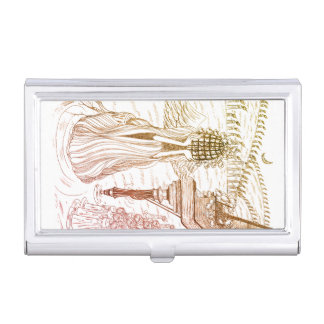 Bird Cage Rose Business Card Case