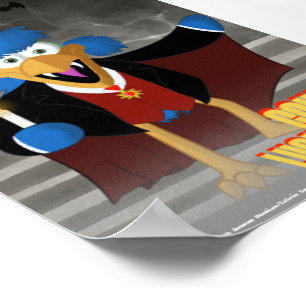 Bird Call x Classic Monsters - Count Luckl-Duckula Poster