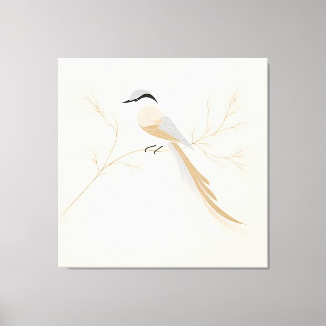 Bird Canvas Art | Elegant Nature-Inspired  (Front)