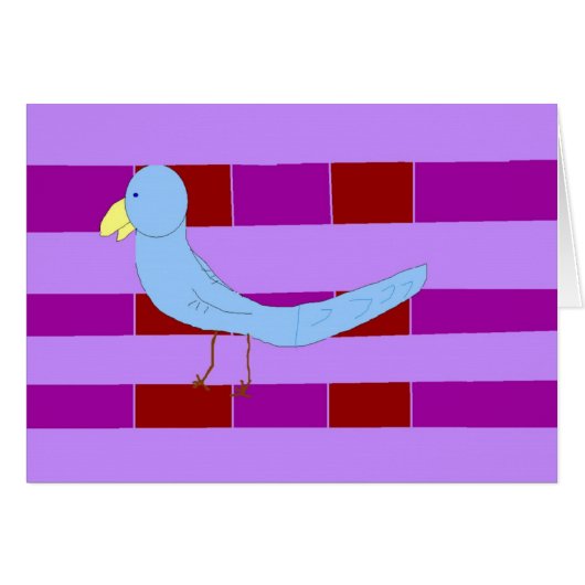 Bird card (Front Horizontal)