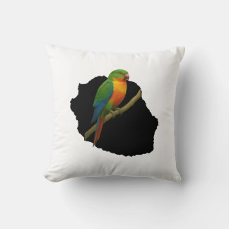 Bird Card Throw Pillow