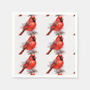 Bird (Cardinal) Collection Napkins