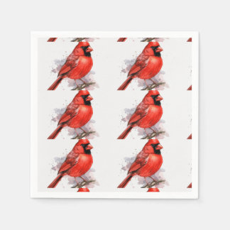 Bird (Cardinal) Collection Napkins