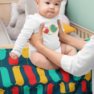 Bird Cartoon Baby Blanket