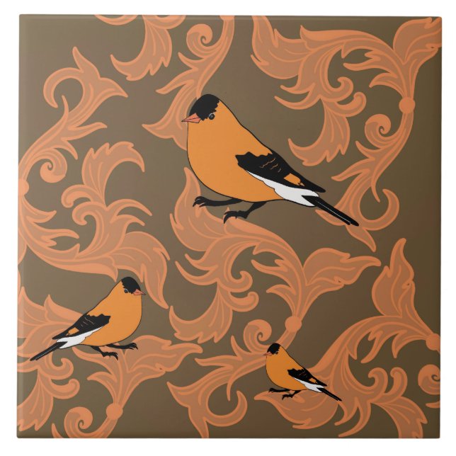 Bird Ceramic Tile  (Front)