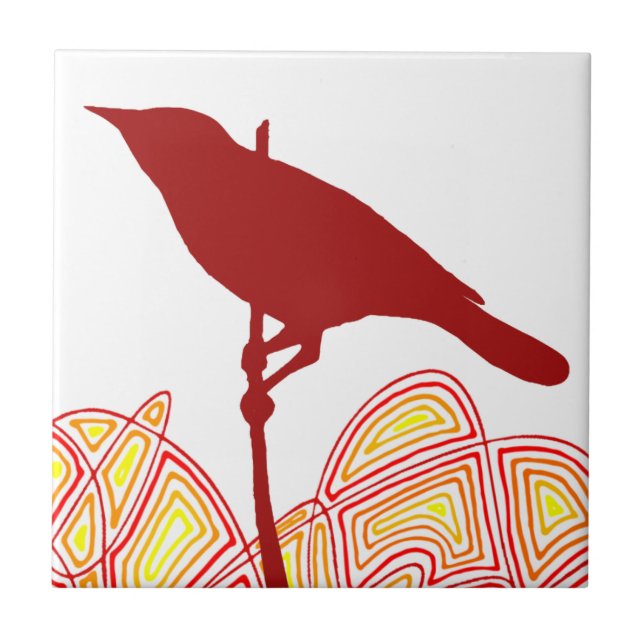 Bird Ceramic Tile (Front)