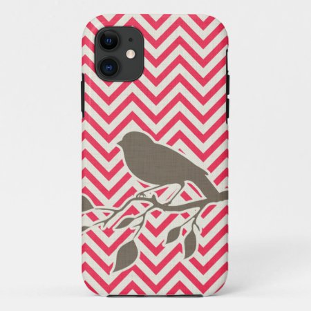 Bird & Chevron Iphone Case