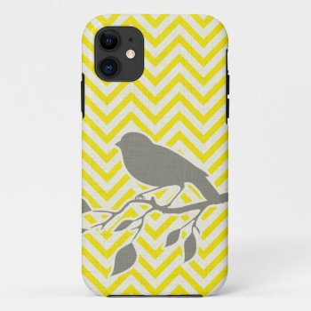 Bird & Chevron Iphone Case by VNDigitalArt at Zazzle