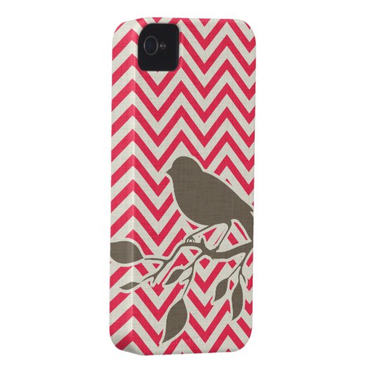 Bird & Chevron iPhone Case (Back/Right)