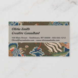 Bird Chinese Antique Decor Business Card