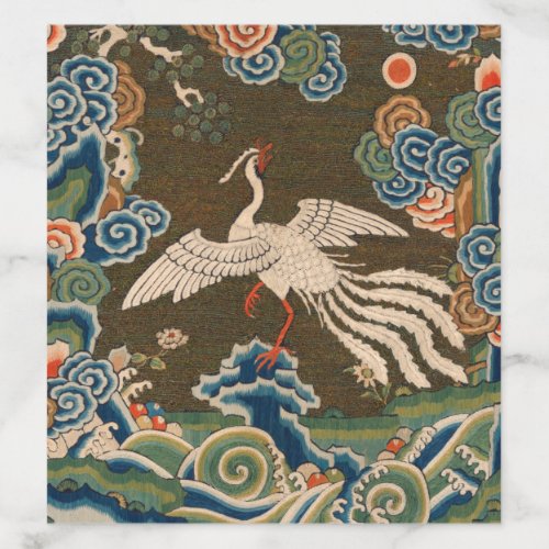 Bird Chinese Antique Decor Envelope Liner