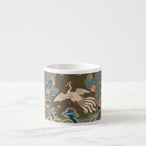 Bird Chinese Antique Decor Espresso Cup