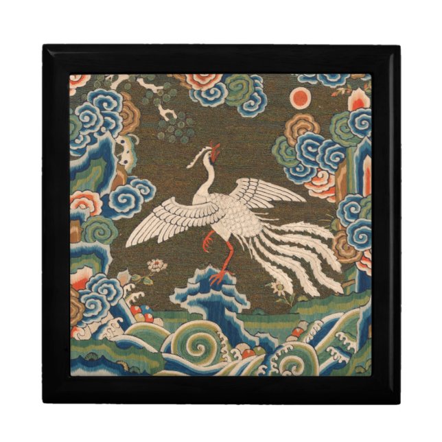 Bird Chinese Antique Decor Gift Box (Front)