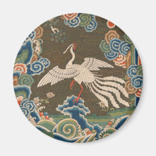 Bird Chinese Antique Decor Magnet