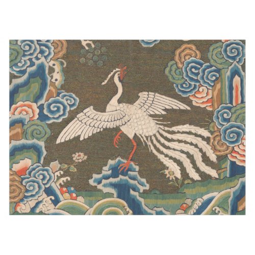 Bird Chinese Antique Decor Tablecloth